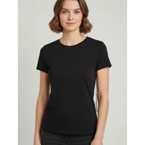 NWT Wilt Classic Women's Black Crew-Neck Short Sleeve Tee Size S